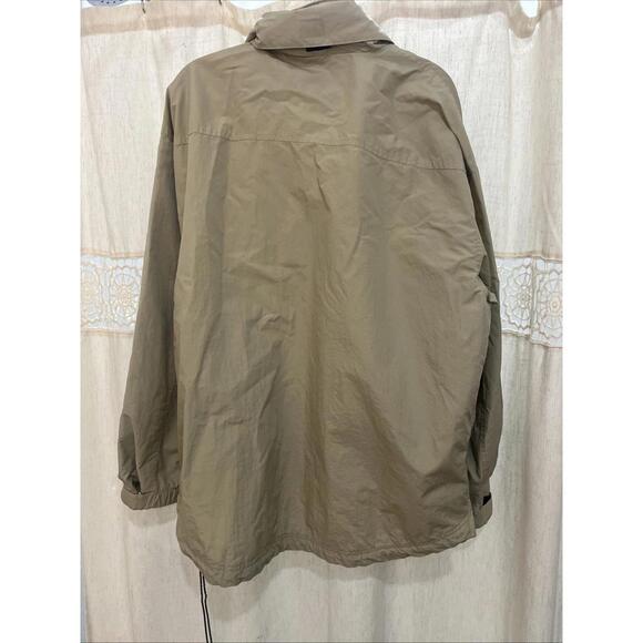Chaps Ralph Lauren Men's Beige Windbreaker Jacket Large, Size XL - Picture 8 of 9